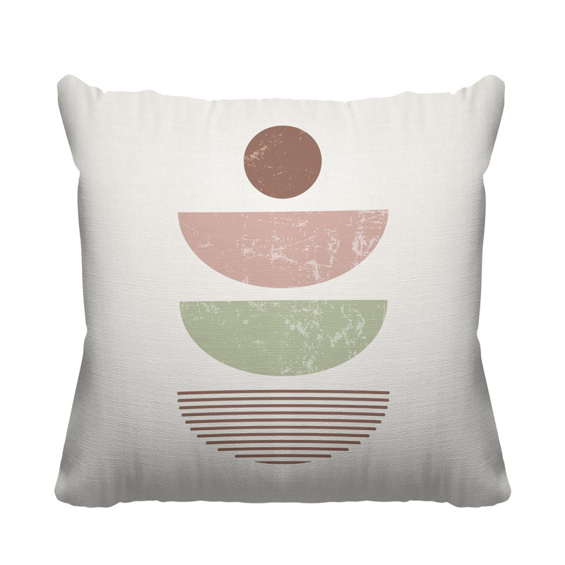 Coussin intérieur / extérieur Carmen Boho, Chair, L 19 po x H 19 po