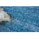 Rectangle Plush Solid Color Hand-Knotted Wool Area Rug in Light Blue