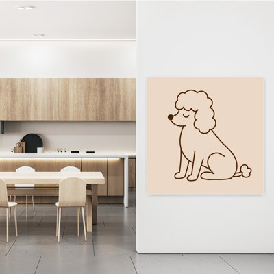«Susie The Dog3», art mural contemporain abstrait