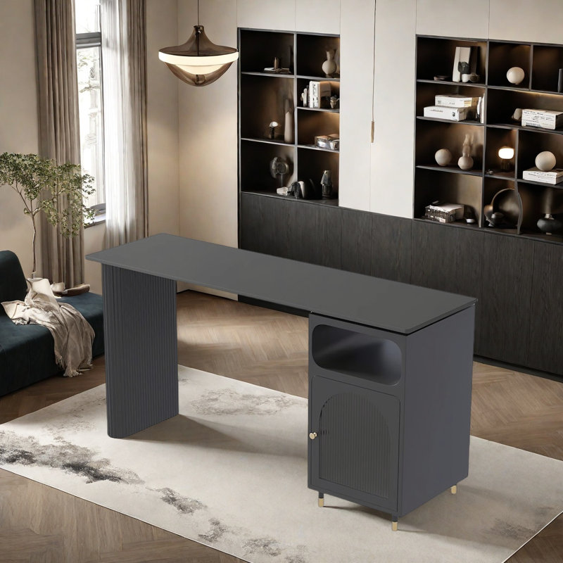 Hoban, Black, 41.3"H x 78.7"L x 15.7"W