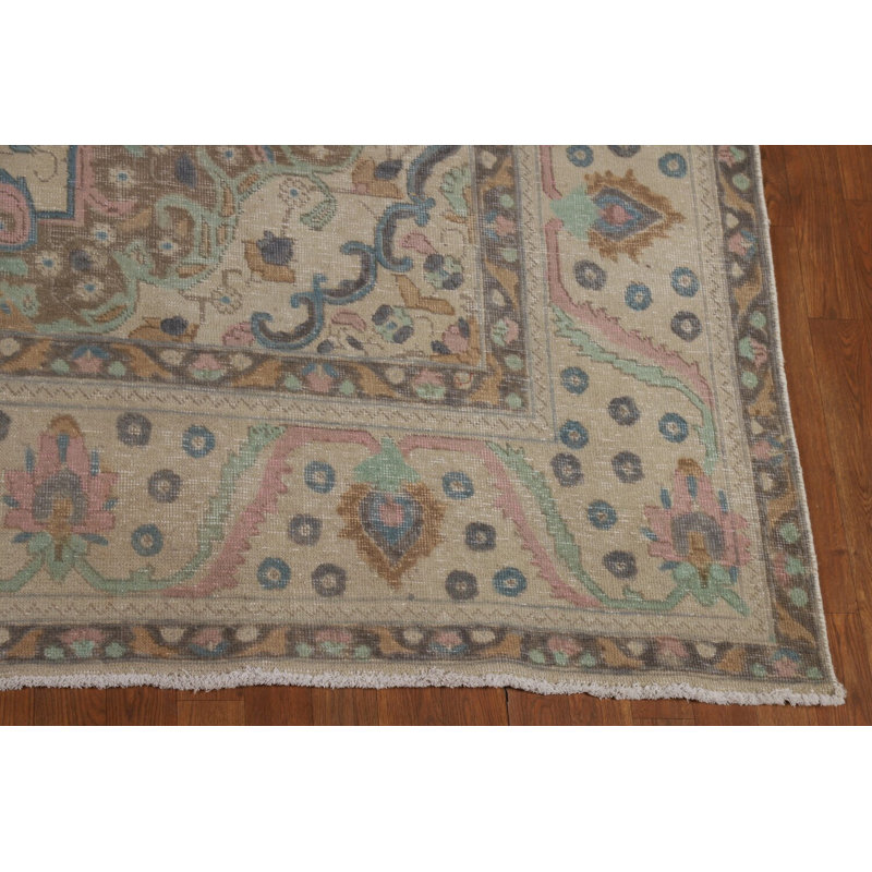 Tapis traditionnel en laine fait à la main 10 x 13