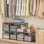 Ensemble de 3 organisateurs de garde-robe empilables - Tablettes en métal robustes noires avec plateau en bois pour garde-robe, maison et rangement de vêtements - Design industriel moderne