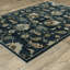Tapis bleu marine / multicolore Elimelech-1742407138