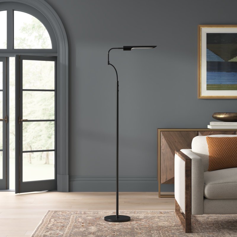 Mariner 66'' LED Task Floor Lamp, Black
