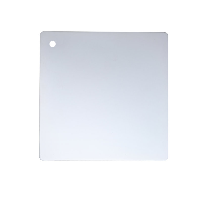 Elegant Kitchen and Bath Metal Finish Sample in Chrome 6x6