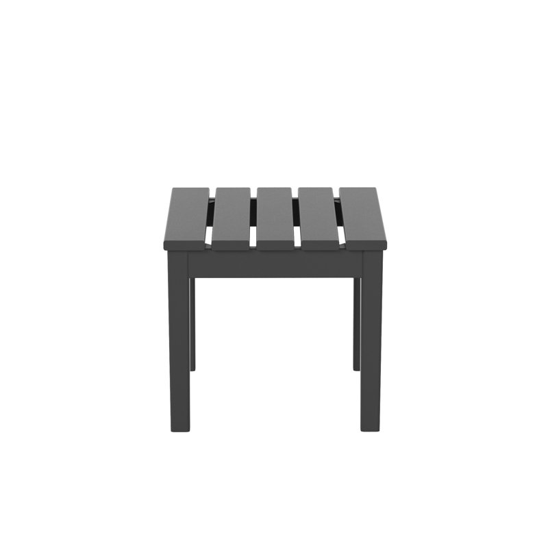Joubert Square Outdoor Side Table , 17.7'' in. W 17.7'' in. D, Gray