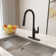 CASAINC Single-Handle Pull-Down Kitchen Faucet Single Hole Faucet