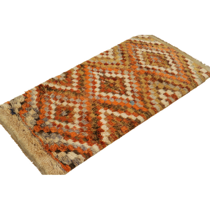 One-of-a-Kind 3'10" X 7'3" Hand Knotted Area Rug