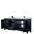 Daria 80 " W Freestanding Standard Double Vanity Bathroom Vanity With Carrara Marble Top-97905711-97905716