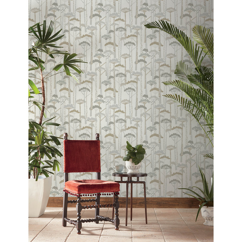 Unify Indigo Forest Wallpaper, Gold