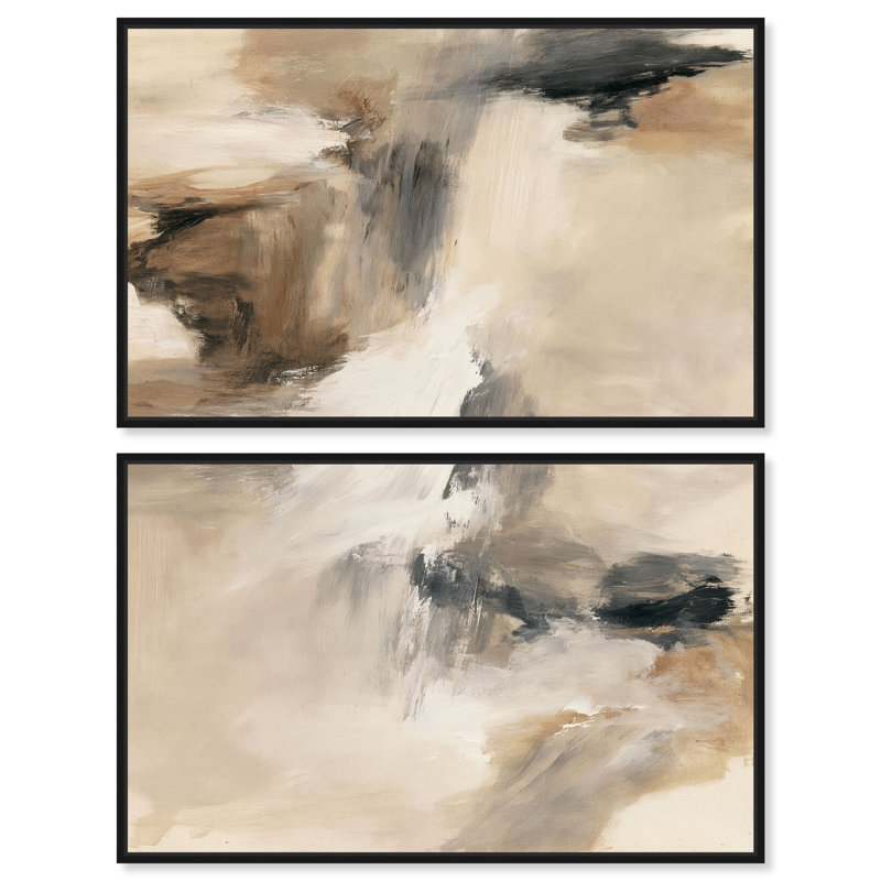 Bellamie " Desert Gale II " by Art Remedy 2 - Pieces, Black Frame