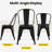 Clogh Counter Stool with Metal Frame-852019332