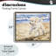 Cadre flottant Poodle's Journey on Beach, design par Svetlana Aleynikova-884382647-884382646