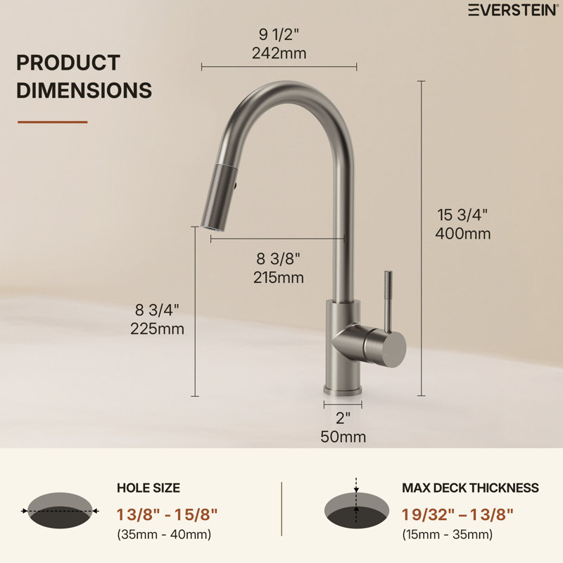Ensemble de robinet de cuisine double - robinet rétractable et robinet à eau par osmose inversée pour évier de cuisine
