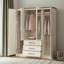 Cleverton Tellys 4 Door 3 Drawer Wardrobe with Mirror-135327908-121039414