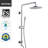 SUMERAIN Retrofit Rain Shower Heads System, 9 Inches Shower Head, Easy DIY Installation for Remodel, Shower Faucet with Adjustable Slide Bar and Hand Shower-65703398