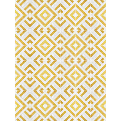 Caren Non-Slip Geometric Doormat