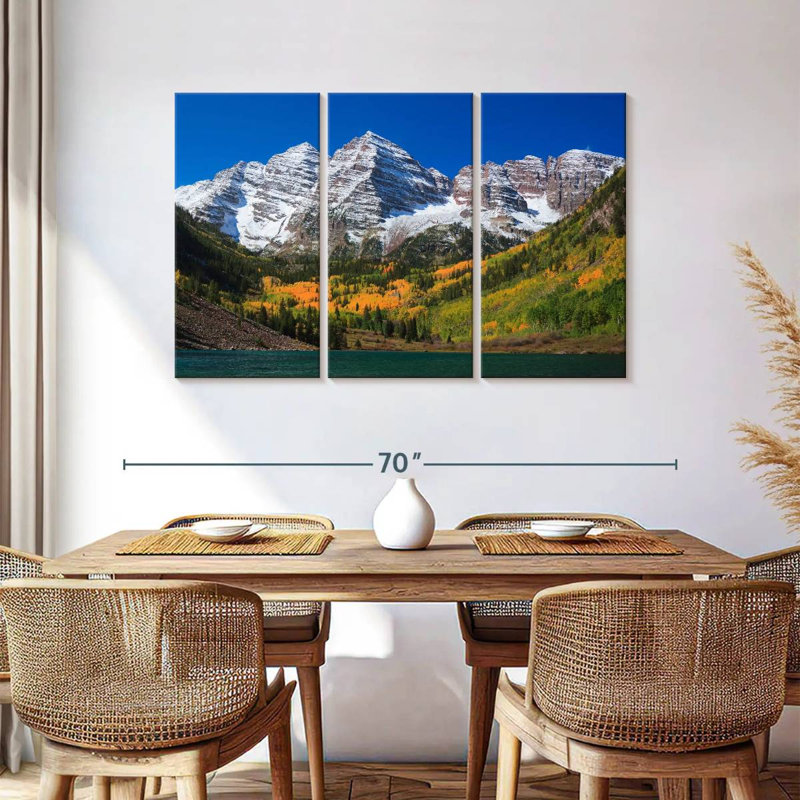Alvord View Of Maroon Bells, 36" H x 57" W