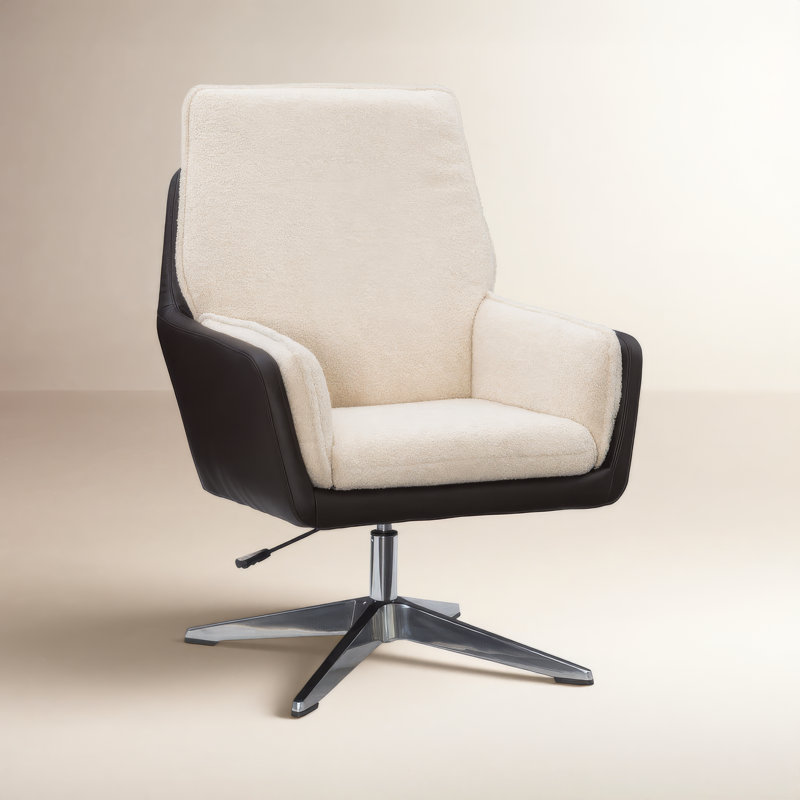Deadra Swivel Accent Chair, Brown
