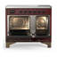 Majestic III Series 40 Inch Induction Range with 6 Induction Elements in Stainless Steel (Brass Trim)-1837201732-1837201735