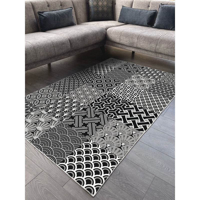 Tapis en coton Taliyah, Rectangle 3 pi 3 po x 4 pi 11 po