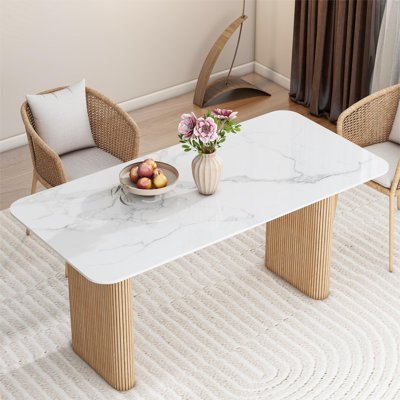 Houke Modern Rectangular Dining Table Conference Tables