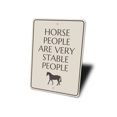 Plaque amusante en aluminium