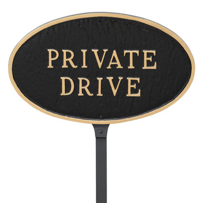 Weather Resistant Metal Garden Sign
