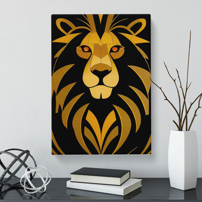 Lion Deco Vol.4 - Wrapped Canvas