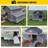  16.8 Square Feet Chicken Coop with Nesting Box