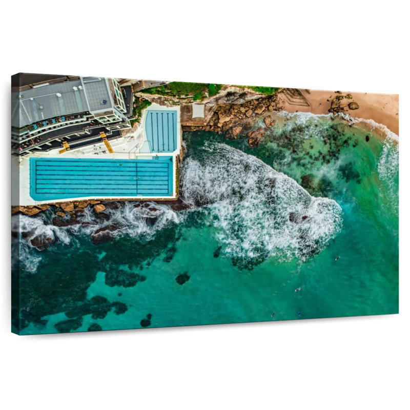 Gillard au-dessus de Bondi Icebergs Club, H 8 po x l 12 po