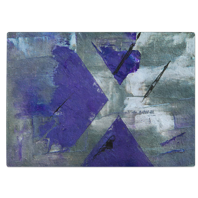 Tempered Glass Art Painting Vol.357 Chopping Board, 28.5 cm W x 20 cm L