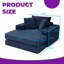Canapé-lit Cloud-Like Dream: chaise longue surdimensionnée désossée - canapé-lit convertible 3-en-1 pour une détente confortable et un confort peu encombrant-507840038