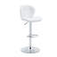 Ensemble de bar 3 pièces avec tabourets pivotants réglables et table facile à nettoyer pour un usage domestique et commercial-1155447532
