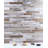 Twilight Random Sized Straight Edge Metal and Glass Mosaic Tile-36952528