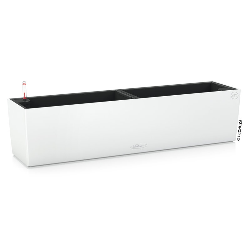 Balconera Window Box Planter, 19 cm H x 79 cm W x 19 cm D, White