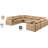 Itala Upholstered U-Shaped Sectional Reversible-94482599