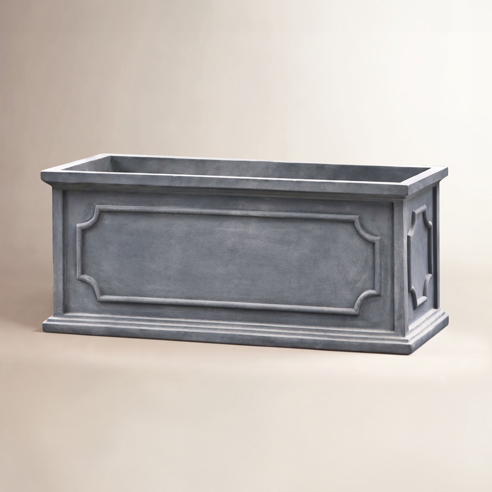 Ericson Planter Box, 10" H x 23.75" W x 10.75" D, Lead Lite