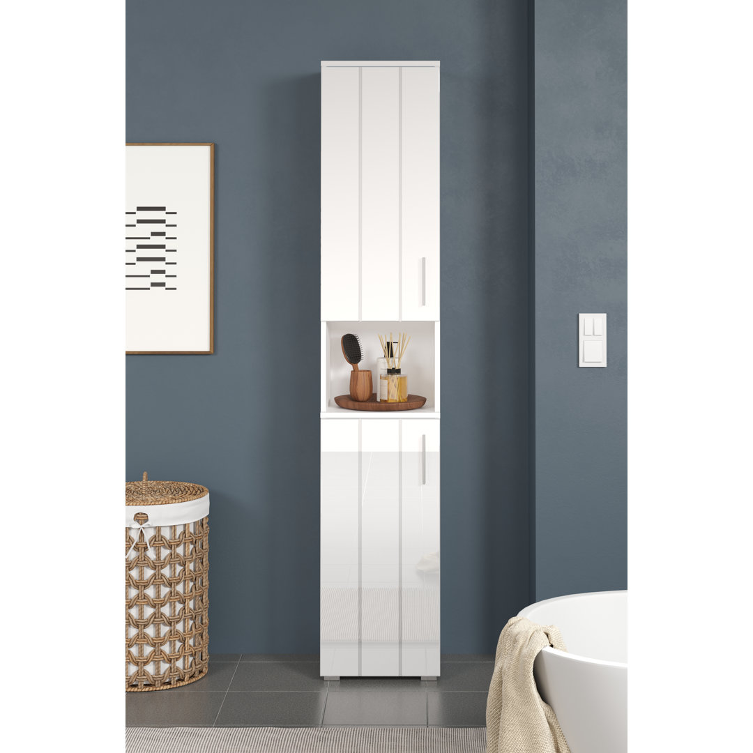 37 x 192 cm Badschrank Maryjose