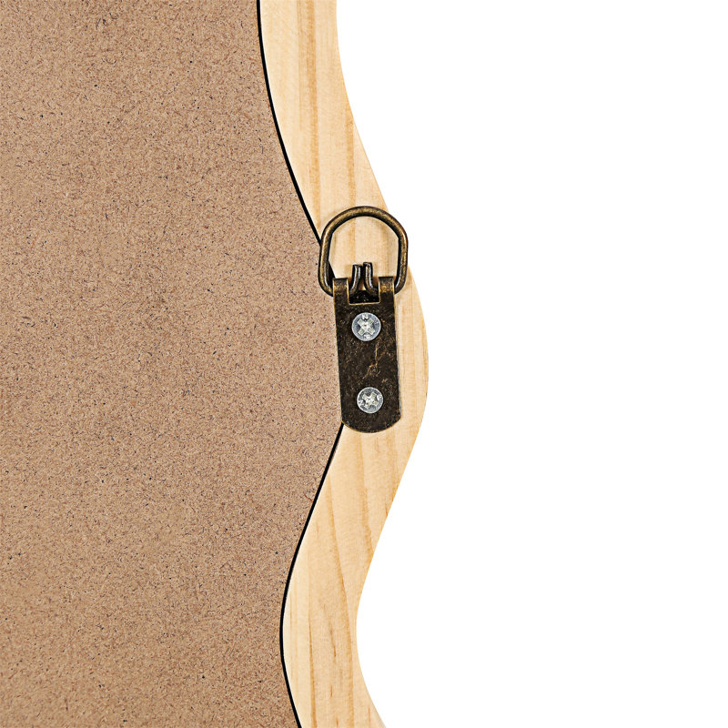 Miroir en bois, Bois naturel