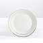 Service de table 16 pièces Gibson Palladine, double bande dorée, céramique fine
