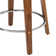 Swivel Upholstered Counter & Barstool With Wood Frame