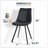 Annalise Mid-Century Modern Leather Dining Chair – Ergonomic Waterfall Seat & Powder-Coated Iron Legs-1829151797-1829151796-1812059121