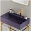 Lavabo de salle de bain 24 po avec cuve en céramique, ensemble de meuble-lavabo autoportant, cuve rectangulaire en céramique sans robinet-120856076