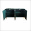 Buffet moderne laqué à 4 portes avec tablettes réglables pour un rangement polyvalent et un design élégant