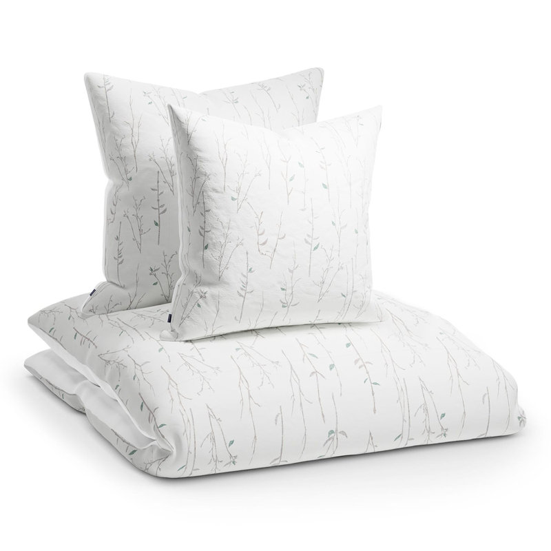 Polyester Floral Duvet Cover Set with Pillow Shams