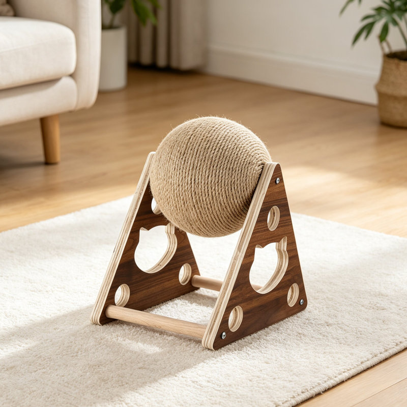 Seyla Cat Scratching Post Cat Ball Toy