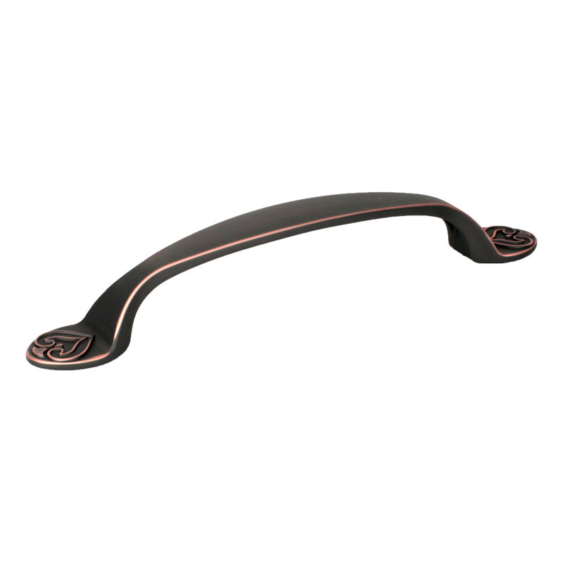 Iris 8" Center to Center Arch pull, Antique Bronze/Copper