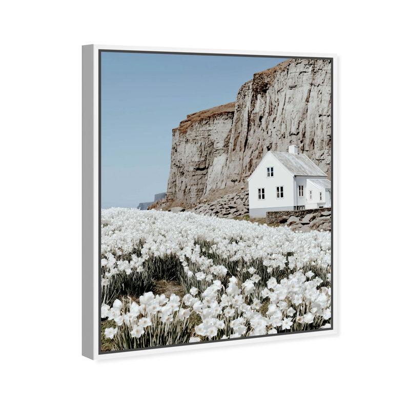 Coastal Homes II Print by Oliver Gal, White Floater Frame, 17"H x 21"W