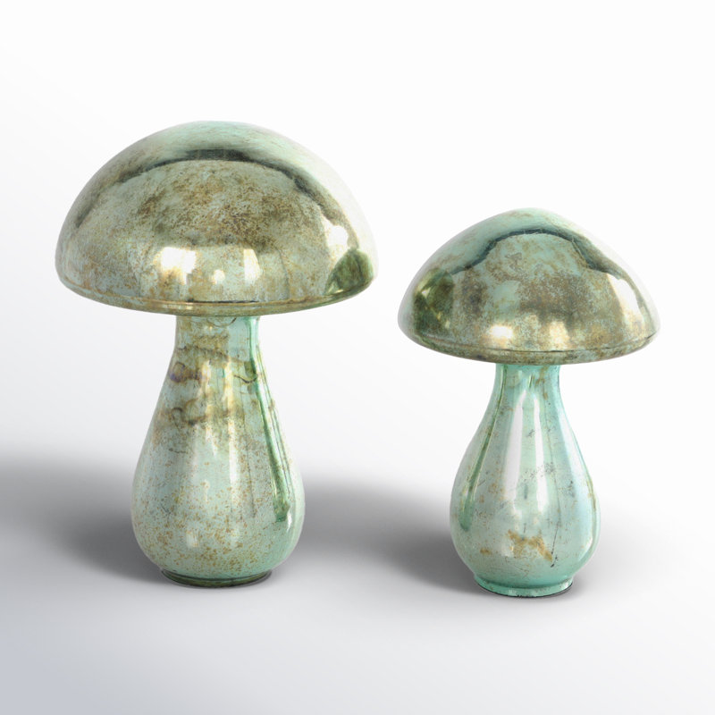 Ensemble de 2 sculptures Elspeth, Vert
